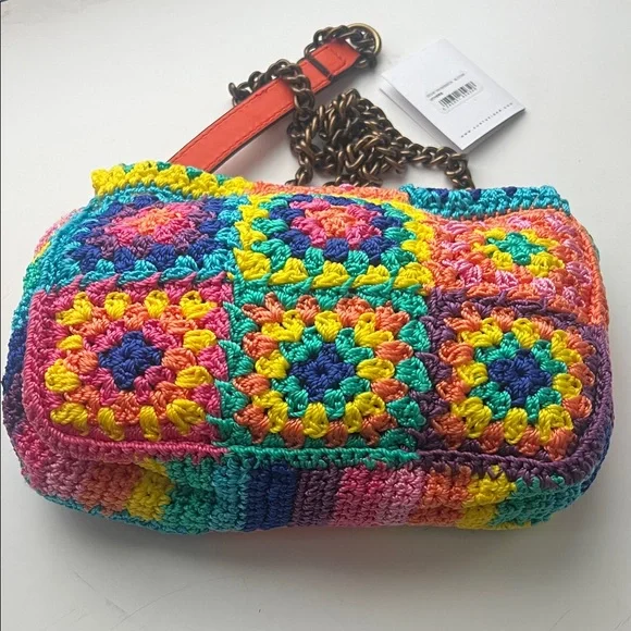 Kurt Geiger Vibrant Crochet Crossbody Bag - Picture 3 of 4